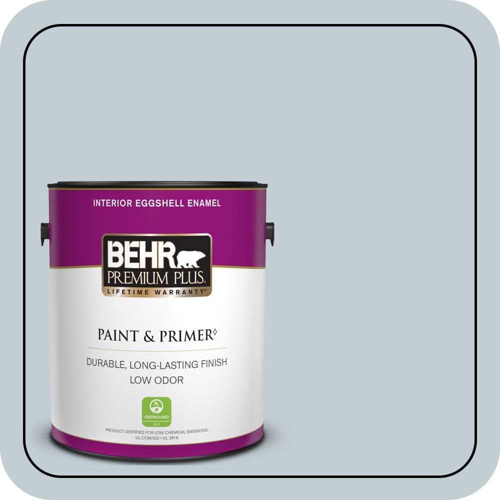 1 gal. #MQ3-58 Alice White Eggshell Enamel Low Odor Interior Paint & Primer price history on PriceWatchPro
