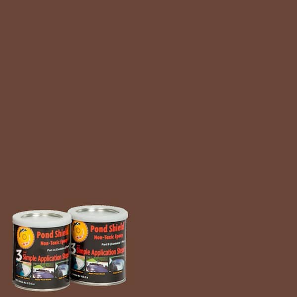 Pond Shield 1.5 qt. Chocolate Brown Non Toxic Epoxy