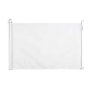 36 in. H Retractable Fabric Safety Gate in White