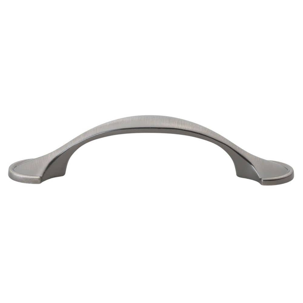 3 in. Center-to-Center Satin Pewter Arch Shovel Edge Cabinet Pulls (10-Pack) price history on PriceWatchPro