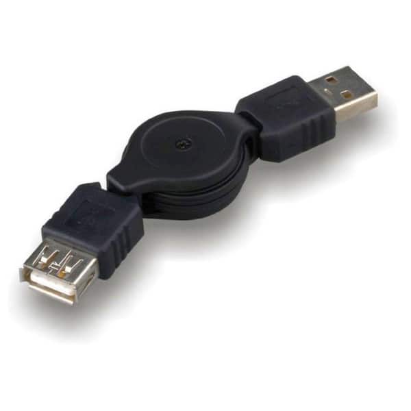 Electronic Master 3 ft. Retractable Extension USB Cable EM620303 - The Home  Depot