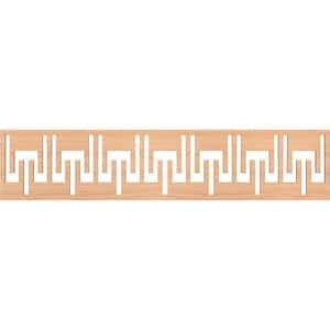 Victory Fretwork 0.25 in. D x 46.75 in. W x 10 in. L Hickory Wood Panel Moulding