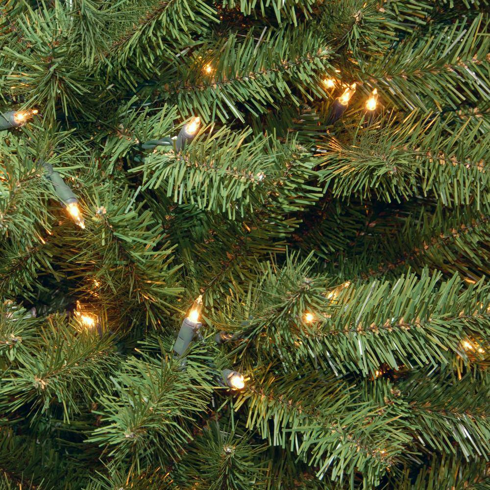 4.5' Prelit North Valley Spruce Artificial Christmas Tree with Clear Lights