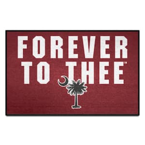 South Carolina Maroon 19 in. x 30 in. Starter Mat Accent Rug