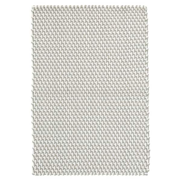 Two-Tone Rope Handwoven Platinum/White 3 ft. x 18 ft. Outdoor Runner Rug