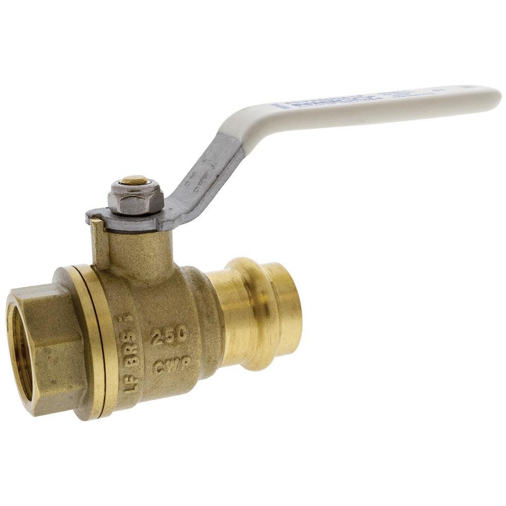 3/4 in. Brass Alloy Lead-Free Press x FIP Full Port Ball Valve price history on PriceWatchPro