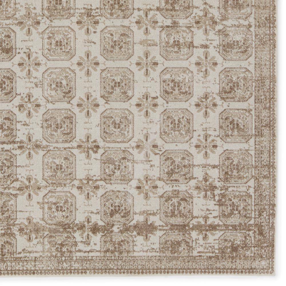 Reversible Easy-Care Trellis Gray Synthetic Rug - 2' x 3'