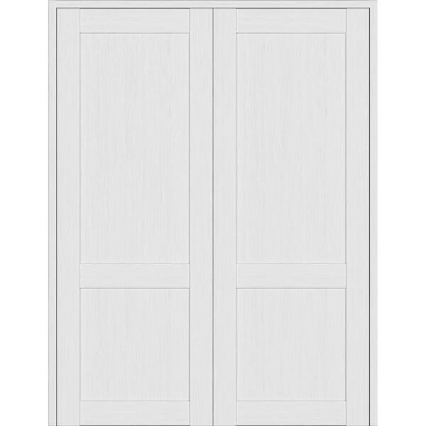 Belldinni 2 Panel Shaker 5680 in. Both Active Bianco Noble Wood ...