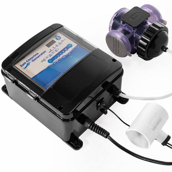 Xtremepowerus 20 000 Gal Salt Water Pool Chlorine Generator System Chlorinator For In Ground Pools 90147 The Home Depot