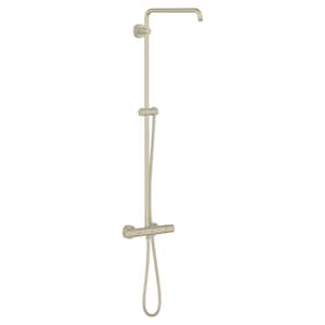 Euphoria CoolTouch 1-Spray Thermostatic Shower System in Brushed Nickel