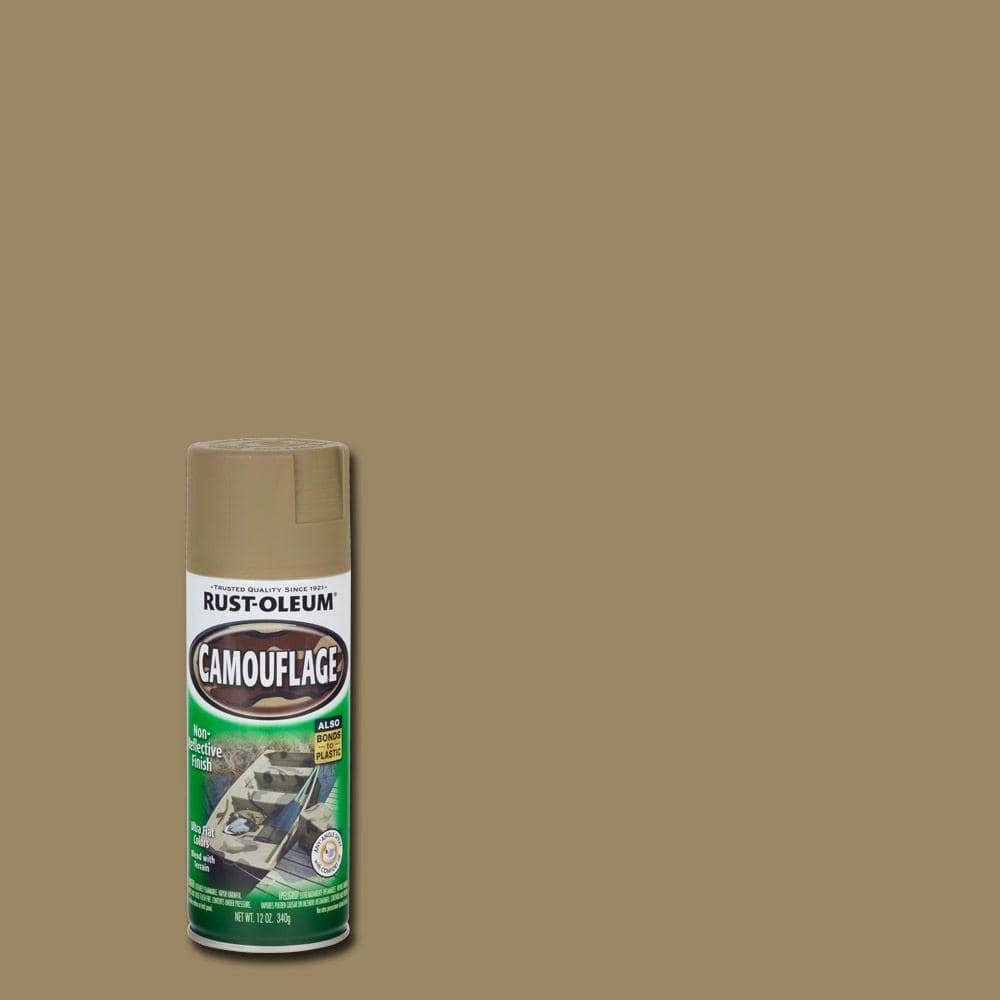 Rust-Oleum Specialty 12 oz. Khaki Camouflage Spray Paint 1917830 - The Home  Depot