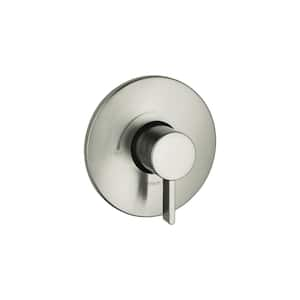 Metris S 1-Handle Pressure Balance Valve Trim Kit in Brushed Nickel (Valve Not Included)