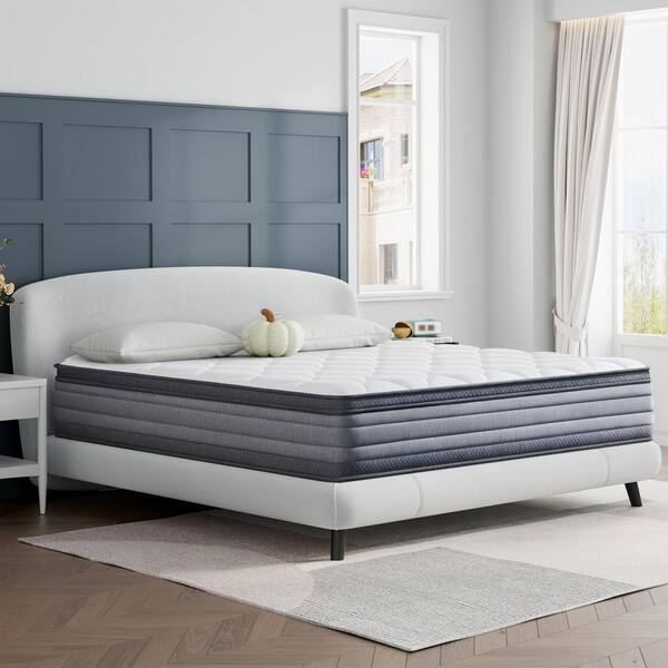 PICCHESS 12 in. Full Medium Hybrid Mattress.Bed-in-a-Box Mattress