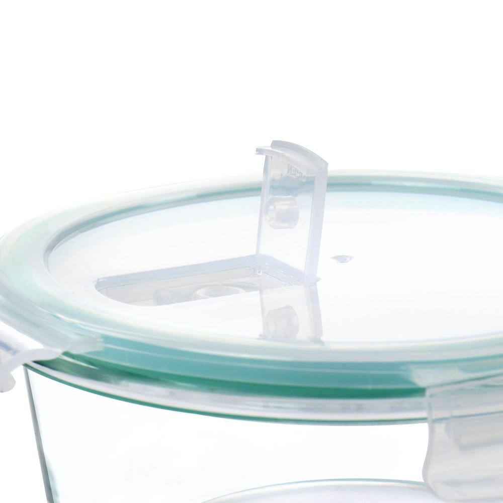 Blue Glass Stain-resistant Freezer Safe Bowl Set