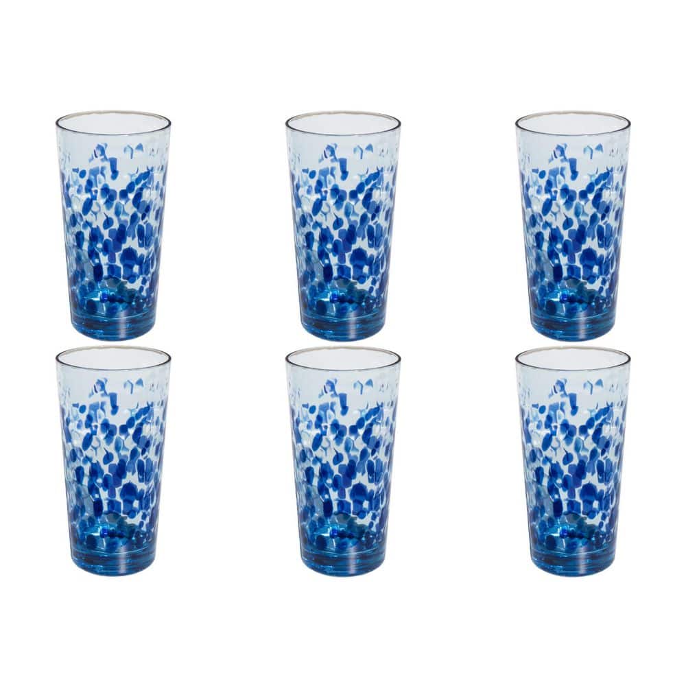 Vetro 22 oz. Dishwasher Safe Blue Acrylic Drinking Glass price history on PriceWatchPro