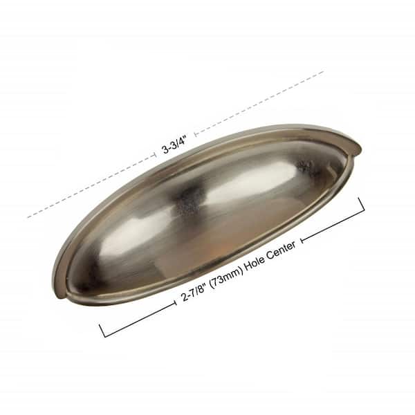 2-7/8 in. Center-to-Center Antique Brass Classic Bin Cabinet Pull (10-Pack) 2-7/8 in. Center-to-Center Antique Brass Classic Bin Cabinet Pull (10-Pack)