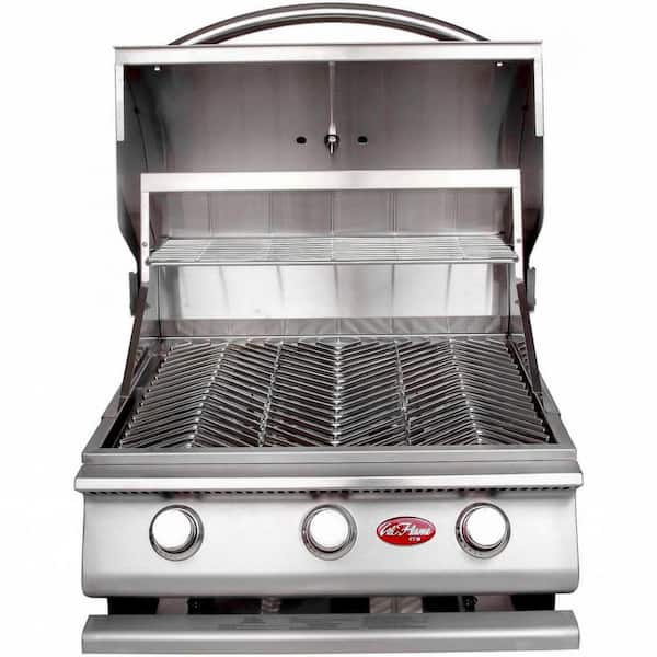 Cal Flame Gourmet Series 3-Burner Built-In Stainless Steel Propane Gas Grill