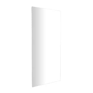 71 in. x 32 in. Rectangle Frameless Silver Wall Mirror