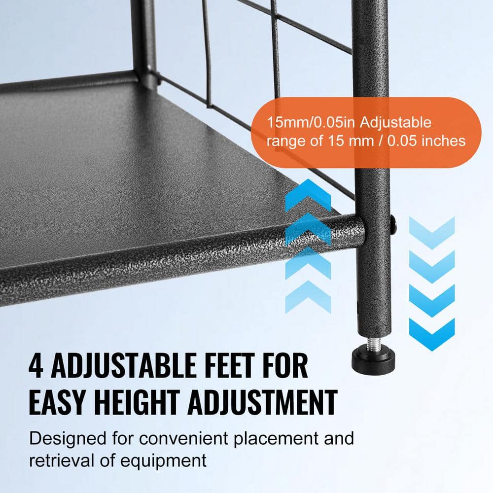 Steel Freestanding Adjustable Multi-Use Sports Rack