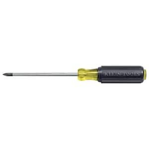#0 Phillips Head Screwdriver with 3 in. Round Shank- Cushion Grip Handle