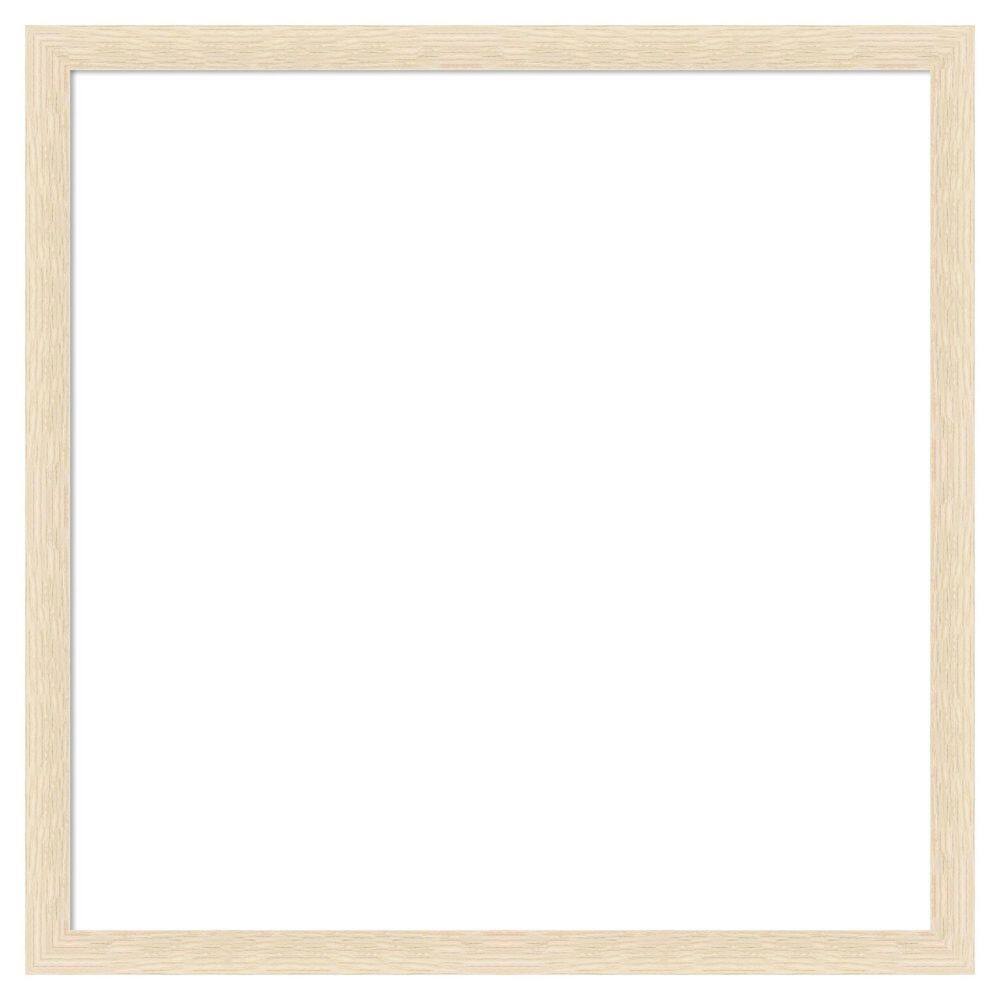 Woodgrain Stripe Blonde 26 in. x 26 in. Wood Framed Dry Erase Magnetic Memo Board