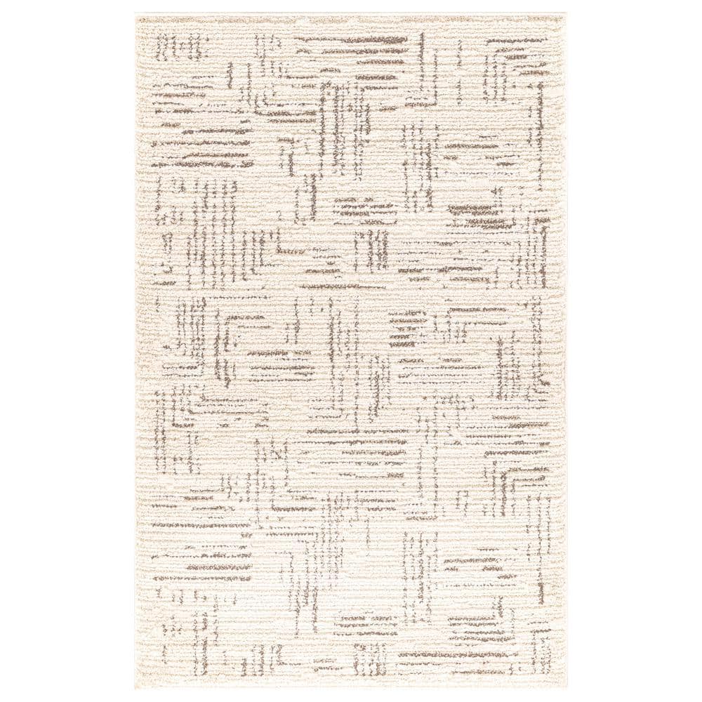 Urban Chic Ivory 3 ft. x 4 ft. Contemporary Area Rug price history on PriceWatchPro