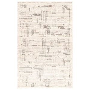 Urban Chic Ivory 3 ft. x 4 ft. Contemporary Area Rug