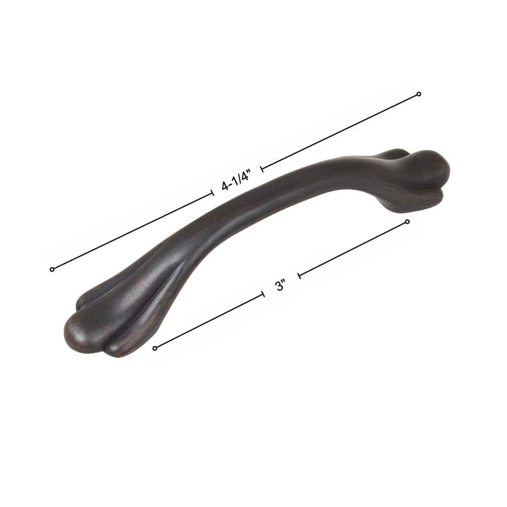 Oil Rubbed Bronze Rustic Paw Cabinet Pulls, 10-Pack