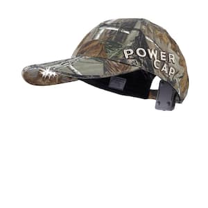 POWERCAP LED Hat EXP 100 Ultra-Bright Hands Free Lighted Battery Powered Real tree Xtra