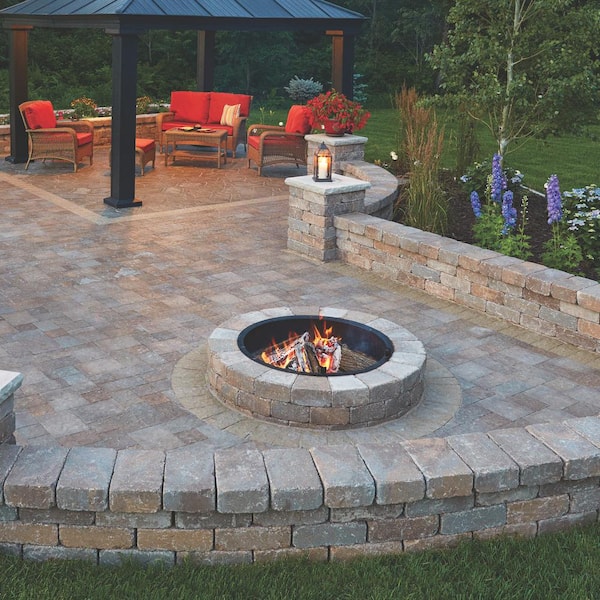 Round Concrete Fire Pit Kit, Fire Pit And Patio Kit