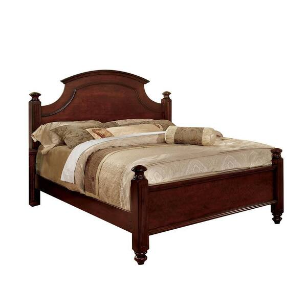 Unbranded Giovanni Brown Wood Frame California King Platform Bed