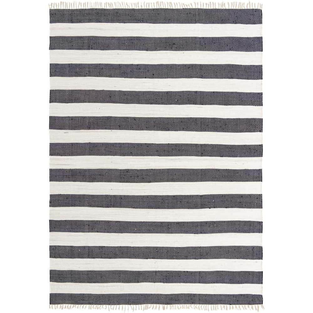 Chindi Rag Striped Navy Blue 10' 0 x 14' 1 Area Rug price history on PriceWatchPro