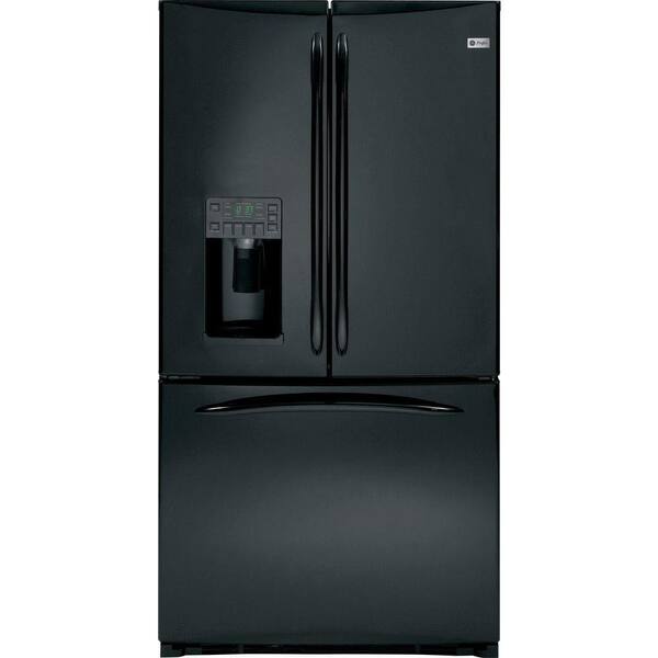 GE 20.9 cu. ft. French Door Refrigerator in Black