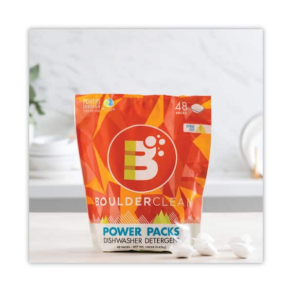 Eco-Gals Eco-Shines Dishwasher Detergent Pods With 3 in 1 Power of Liq