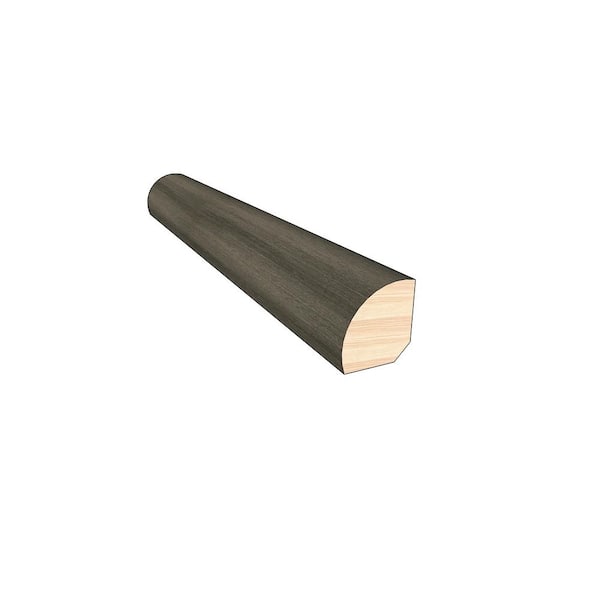 OptiWood Gunmetal 0.75 in. Thick x 0.75 in. Width x 78 in. Length Quarter Round Hardwood Molding