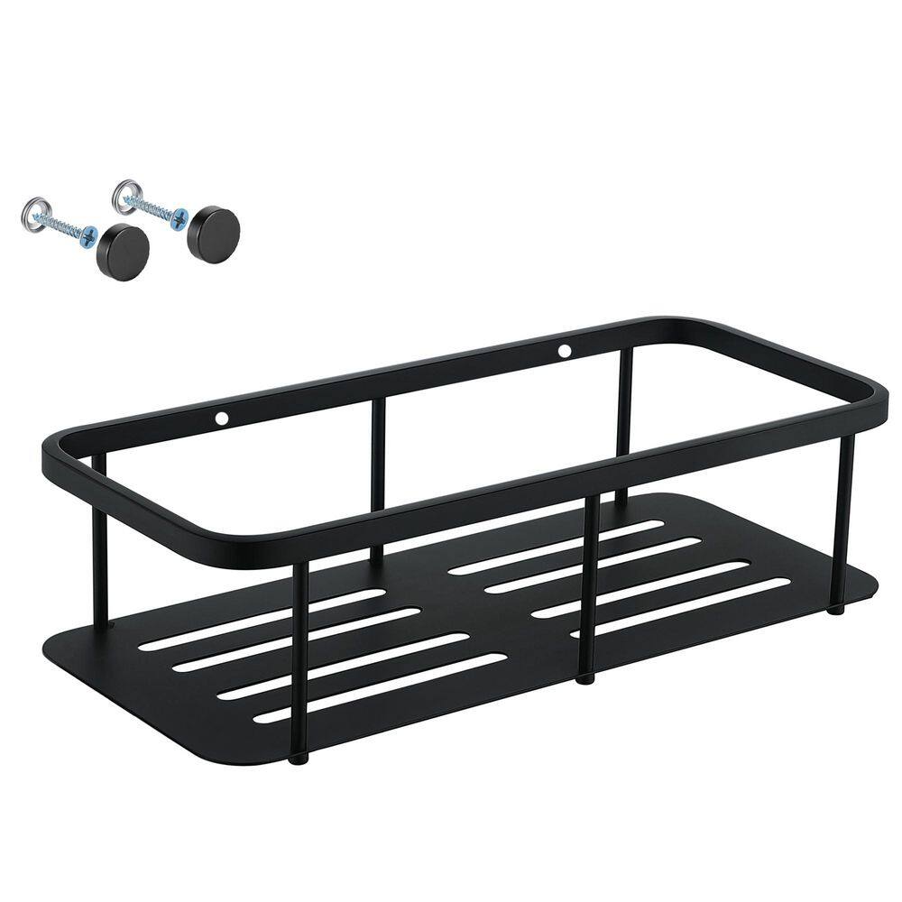 304 Stainless Steel Wall Mounted Bathroom Organizer Basket Rectangle Shower Caddy Shelf Basket in Matte Black price history on PriceWatchPro