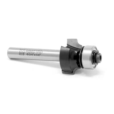 WEN 1/4 in. Straight 2-Flute Carbide Tipped Router Bit with 1/4 in ...