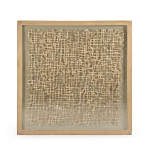 Abstract Wavy Paper Framed Wall Art