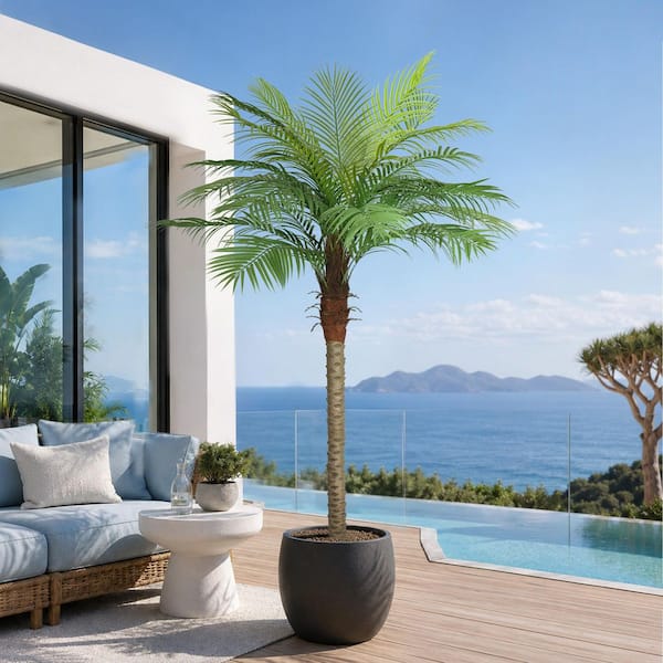 Vitalismo 7 ft. Green Plant 84 in. Artificial Phoenix Palm Tree