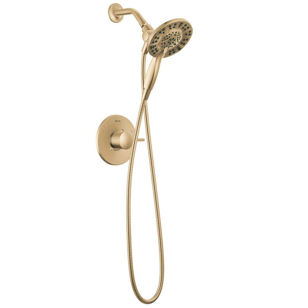 Delta Albion Gold 1-Handle Wall Mount Shower Trim in Champagne Bronze ...