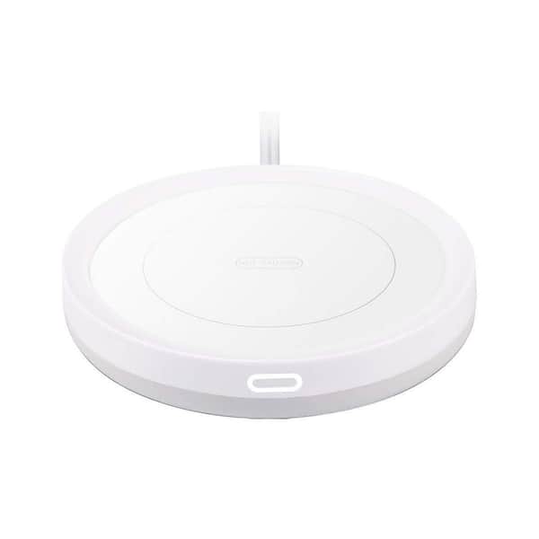 White Corded Electric Mug Warmer with Gravity Induction Switch for Coffee, Tea, Milk, or Candle Wax