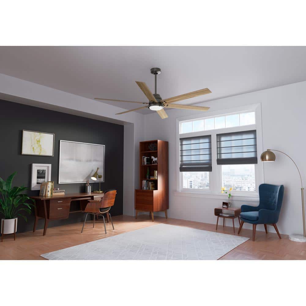 Noble Bronze 72" Ceiling Fan with LED Light and Remote