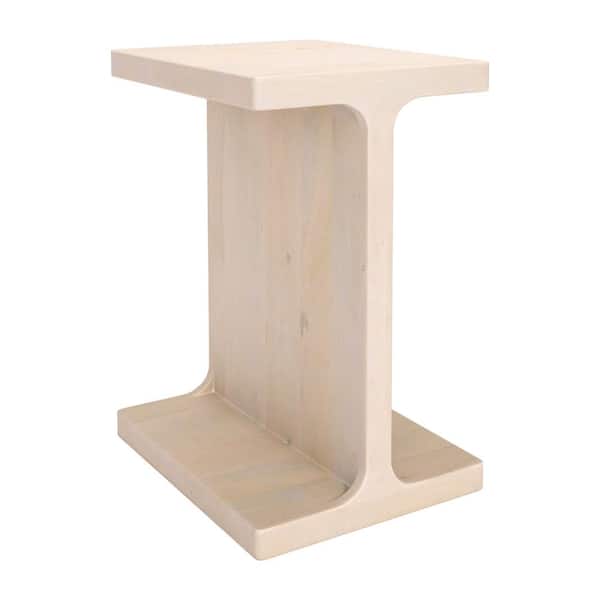 ZUO Bama 15.0 in. W White 20.1 in. H Rectangle Mango Wood End Table
