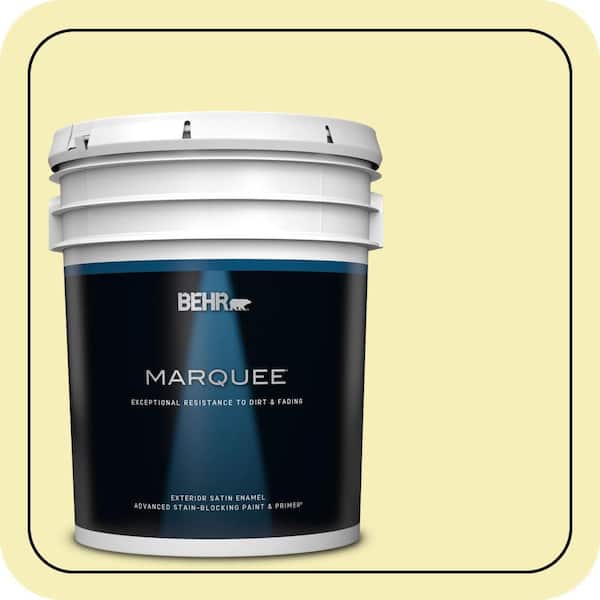 BEHR MARQUEE 5 gal. #400A-2 Summer Resort Satin Enamel Exterior Paint & Primer