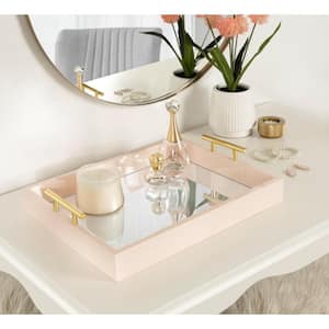 Lipton 3.25 in. H x 16.50 in. W Pink Decorative Tray