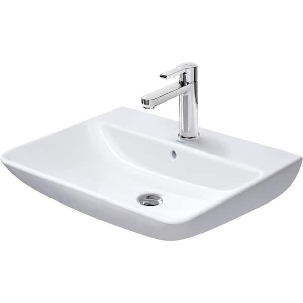 Duravit ME by Starck 25.63 in. Rectangular Bathroom Sink in White