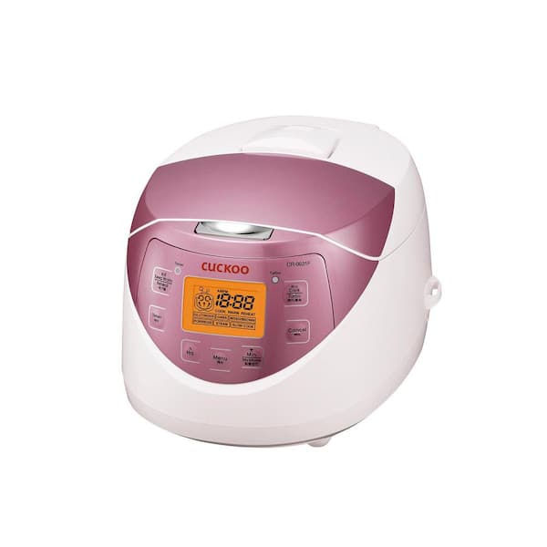Micom 3-Cup Pink Rice Cooker with Tacook Cooking Plate