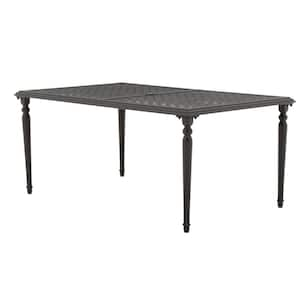 Laurel Oaks Brown Metal Outdoor Dining Table