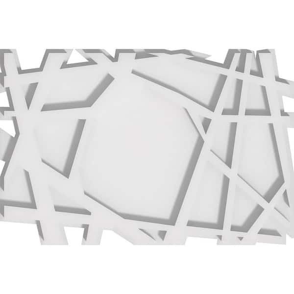 Ekena Millwork 1 in. P X 14 in. W X 9-3/8 in. H Novo Architectural Grade PVC Contemporary Ceiling Medallion