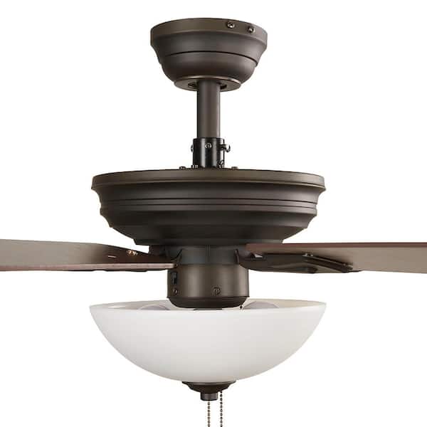 Hampton Bay Wellston II 44 in. Indoor LED Bronze Dry Rated